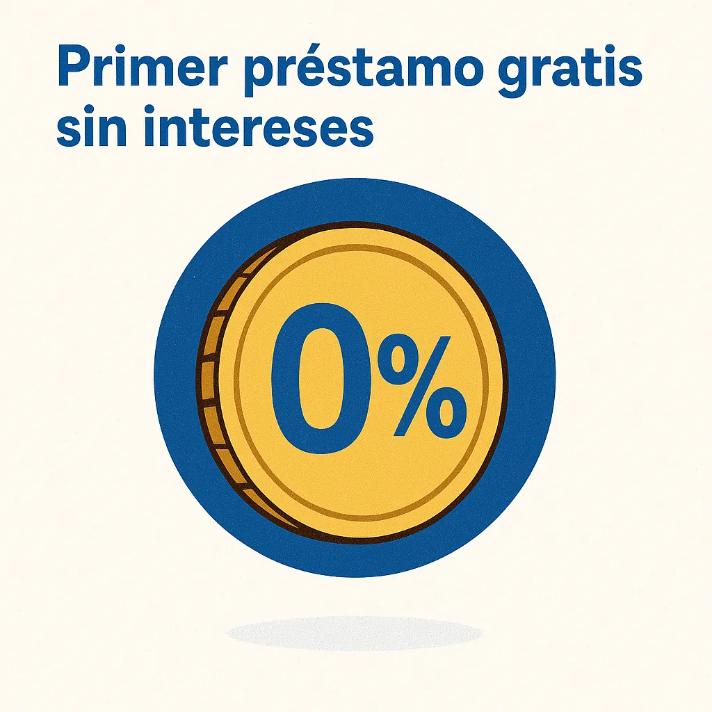 Préstamo inicial sin intereses y sus condiciones
